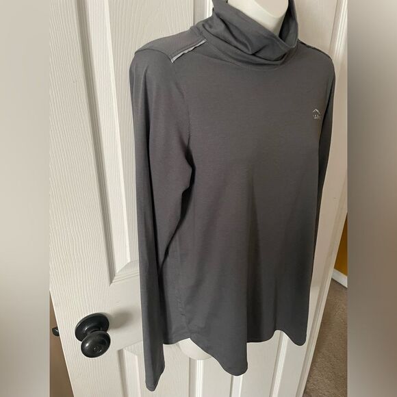 LL Bean Women's Multisport Tech Tee Mock Baselayer Long Sleeve Shirt size S - Picture 3 of 7